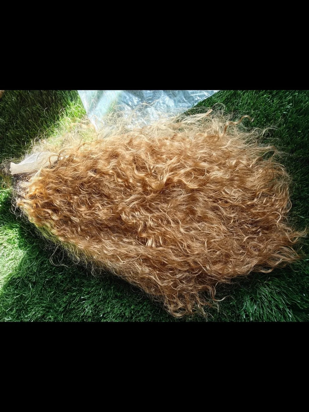 Long Curly Women’s Wig - Honey Blonde